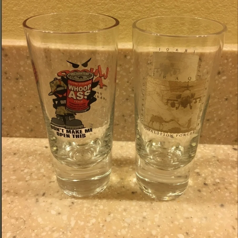 Two Military Glasses Iraq